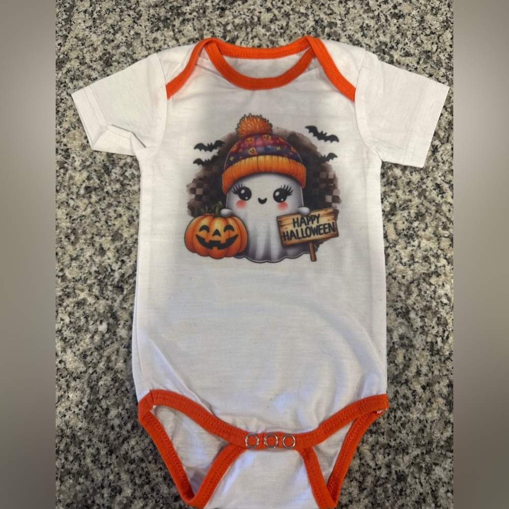 0/3 Halloween baby onesie romper NIB